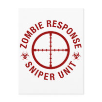 Zombie Sniper Postcard