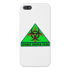 Zombie Sniper Team iPhone Case iPhone 5 Cover