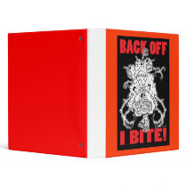 Zombie Snowman Back Off Binder