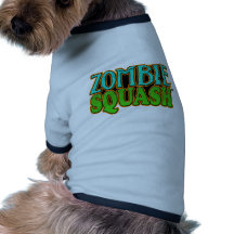 Zombie Squash TM logo Pet Tee Shirt