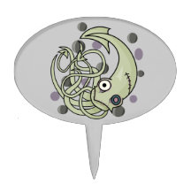 Zombie Squid Cake Topper