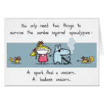 Zombie Squirrel Apocalypse Card cards