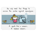 Zombie Squirrel Apocalypse Magnet magnets