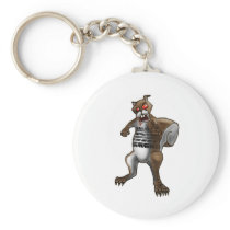 Zombie Squirrel Keychain