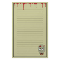 Zombie Personalized Stationery