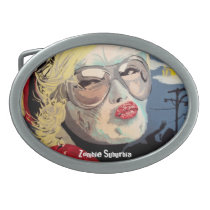 'Zombie Suburbia' Belt Buckle