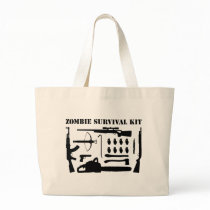 Zombie Survival Kit Tote Bags