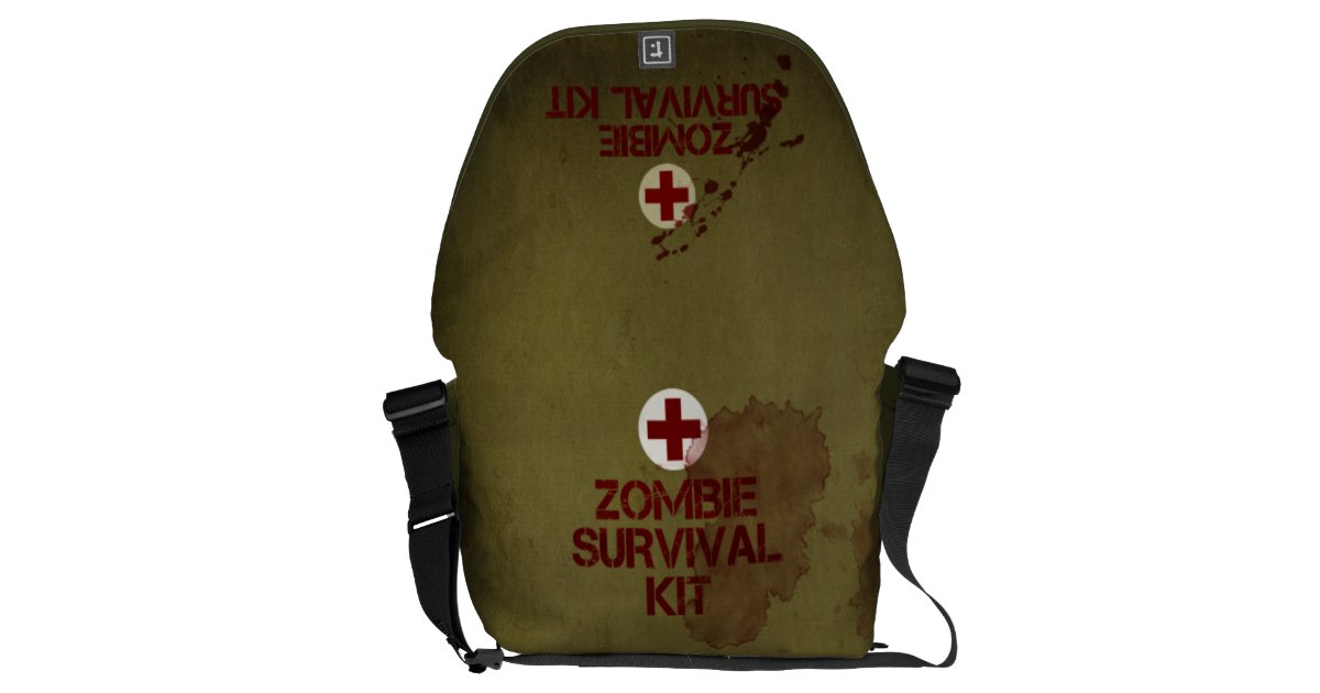 zombie messenger bag