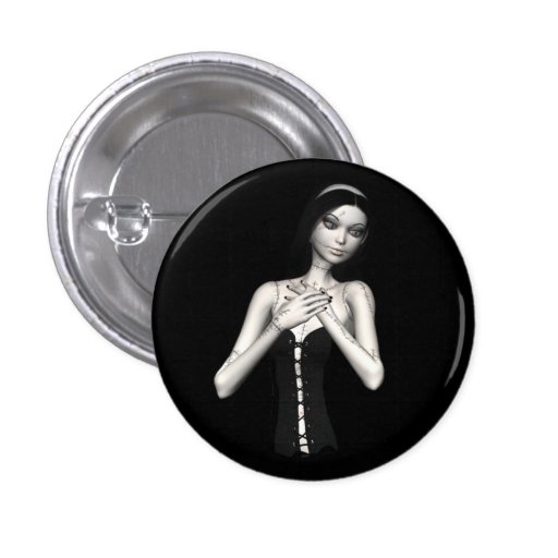 Zombie Suzy 1 - Halloween Doll Pins
