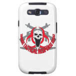 Zombie tactical red samsung galaxy SIII covers