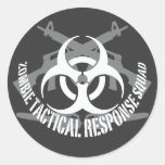 zombie tactical response squad 1 round stickers