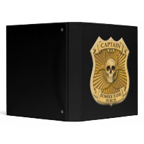 Zombie Task Force - Captain Badge Vinyl Binder