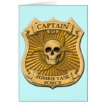Zombie Task Force - Captain Badge Card