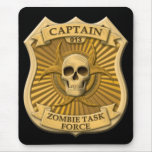 Zombie Task Force - Captain Badge Mousepad