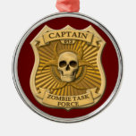 Zombie Task Force - Captain Badge Ornament