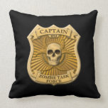 Zombie Task Force - Captain Badge Throw Pillow