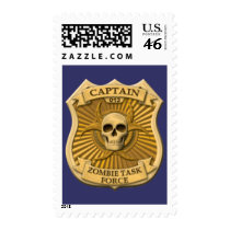 Zombie Task Force - Captain Badge Stamps