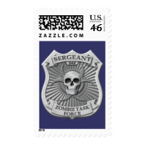 Zombie Task Force - Sergeant Badge Stamp