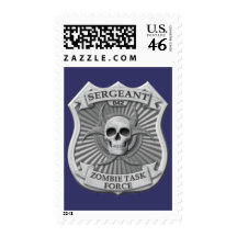 Zombie Task Force - Sergeant Badge Stamp
