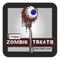 Zombie Treats 1 Stickers
                                       & Buttons sticker