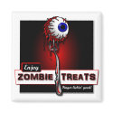 Zombie Treats 1 Stickers
                                       & Buttons magnet
