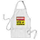 Zombie Trip Warning Sign Aprons