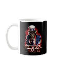 Zombie Uncle Sam Coffee Mug