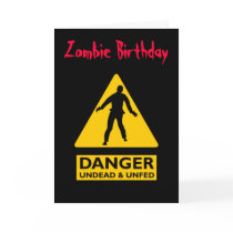 Zombie Undead & Unfed Cards