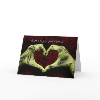 zombie valentine greeting cards