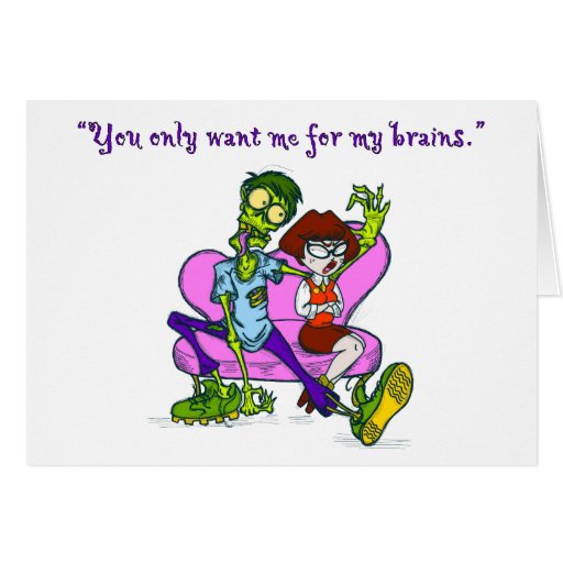 Zombie Valentine Card