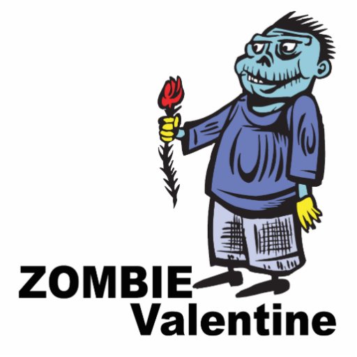 Zombie Valentine Cutout | Zazzle