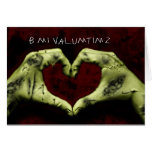 zombie valentine greeting cards