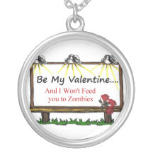 Zombie Valentine Necklace
