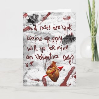 zombie valentine peom zazzle_card