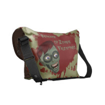 Zombie Valentines Rickshaw Messenger Bag