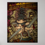 Zombie vs. Ninja Print