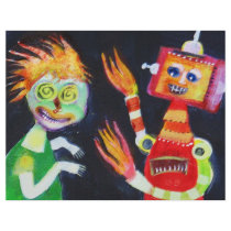 Zombie Vs. Robot letterhead