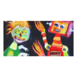 Zombie Vs. Robot Photo Card