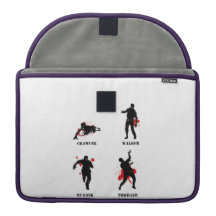 zombie walker crawler MacBook pro sleeves