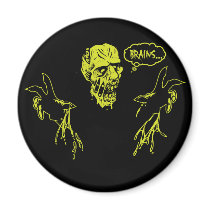 Zombie Wants Brains magnets