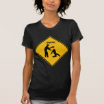Zombie Warning Sign Tees