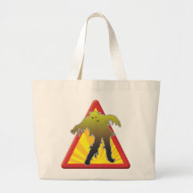Zombie Warning! Tote Bag