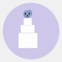 Zombie Wedding Cake Sticker
