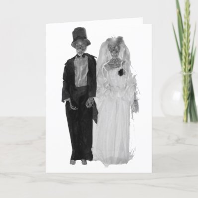 Zombie Wedding Greeting Card