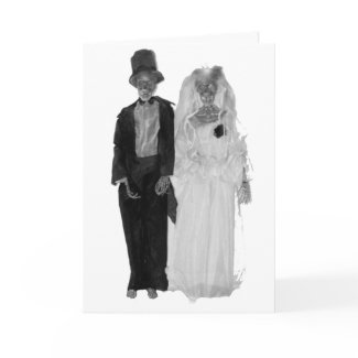 Zombie Wedding card