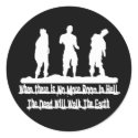 Zombie_wht stickers by insanetsharts Zombie_wht stickers