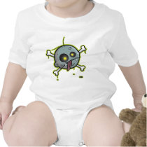 Zombie with Crossbones Infant Creeper