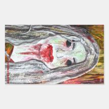 Zombie Woman Sticker