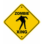 Zombie Xing Crossing Halloween