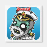 Zombiees! Captain Zmith Fridge Magnet